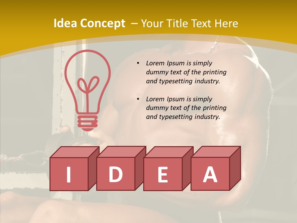 Grip Work Athletic PowerPoint Template