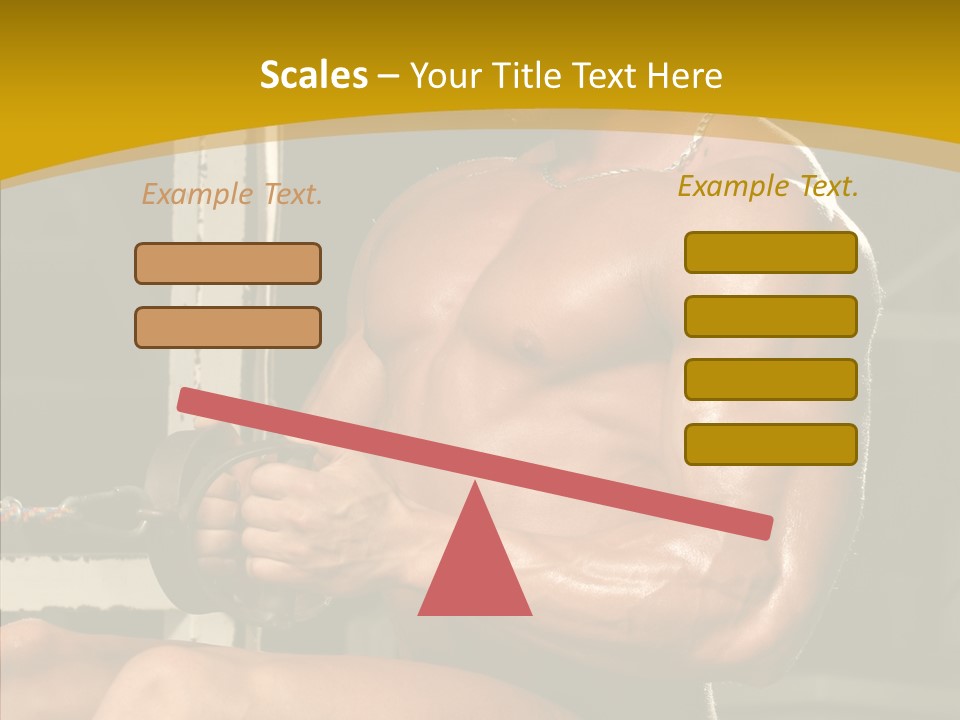 Grip Work Athletic PowerPoint Template