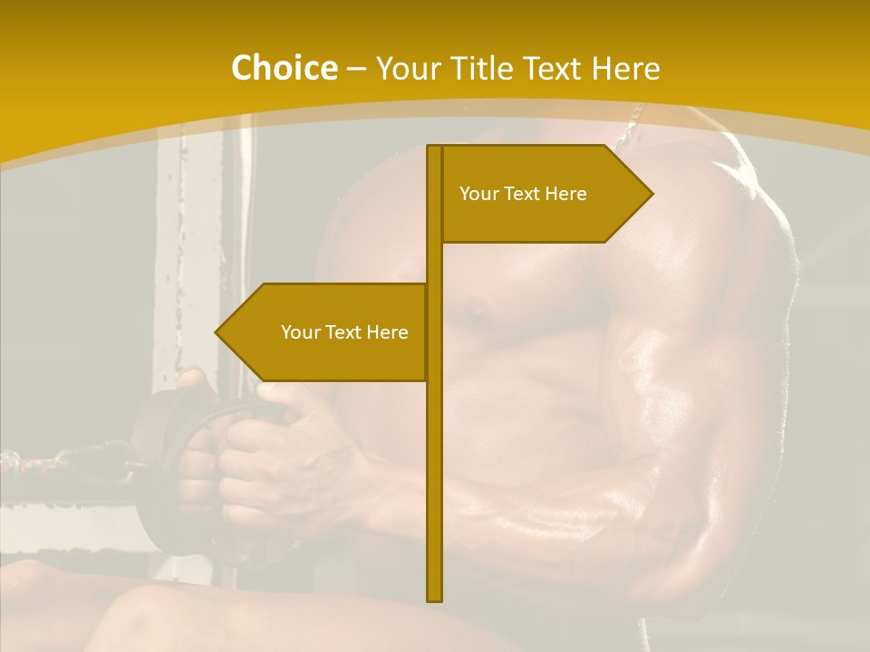 Grip Work Athletic PowerPoint Template