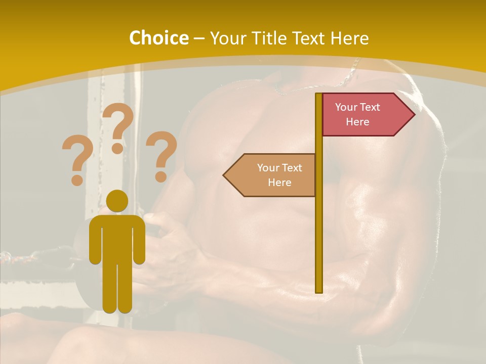 Grip Work Athletic PowerPoint Template