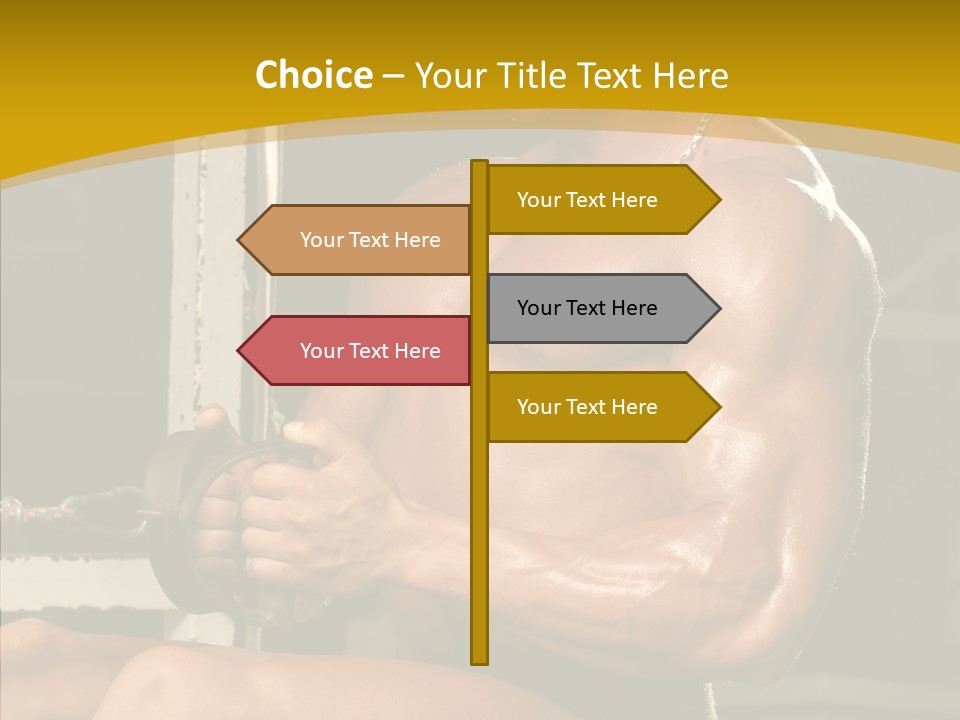 Grip Work Athletic PowerPoint Template