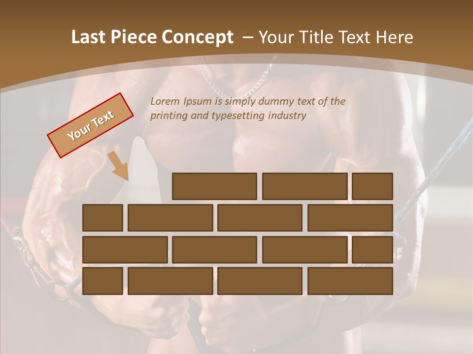 Chest Macho Fit PowerPoint Template