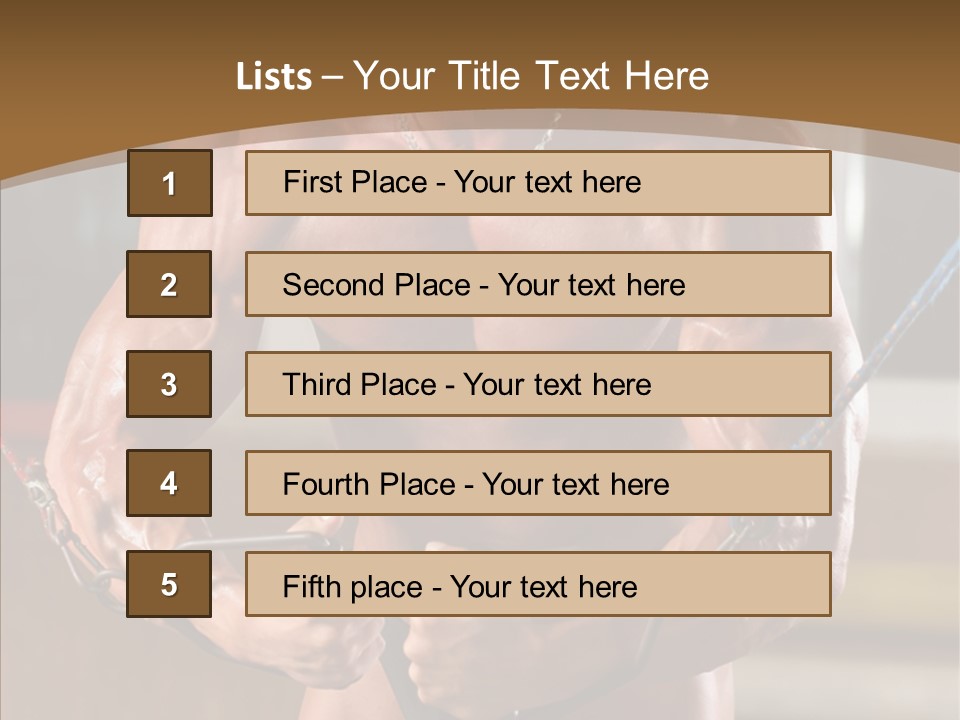 Chest Macho Fit PowerPoint Template