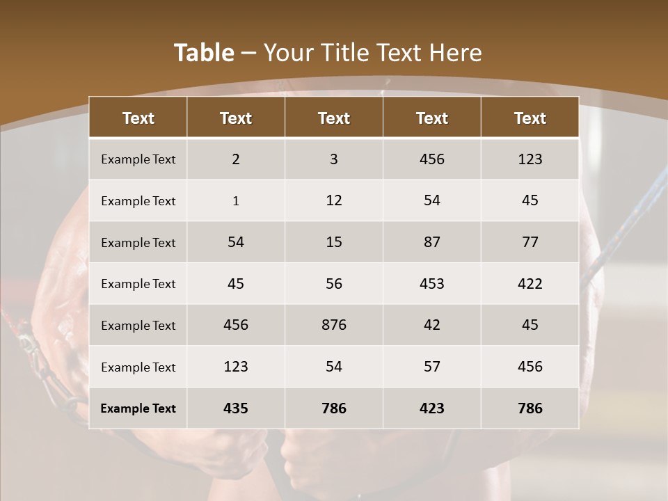 Chest Macho Fit PowerPoint Template