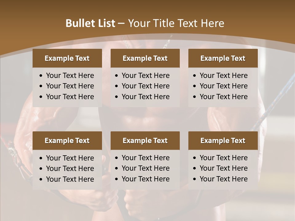 Chest Macho Fit PowerPoint Template