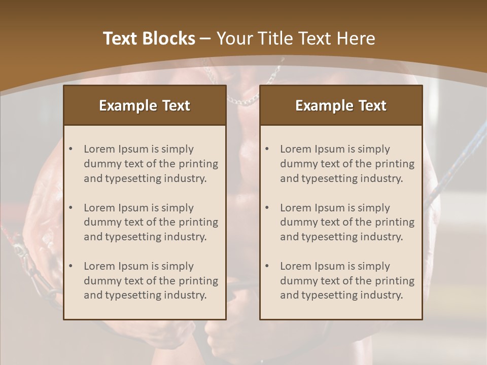 Chest Macho Fit PowerPoint Template