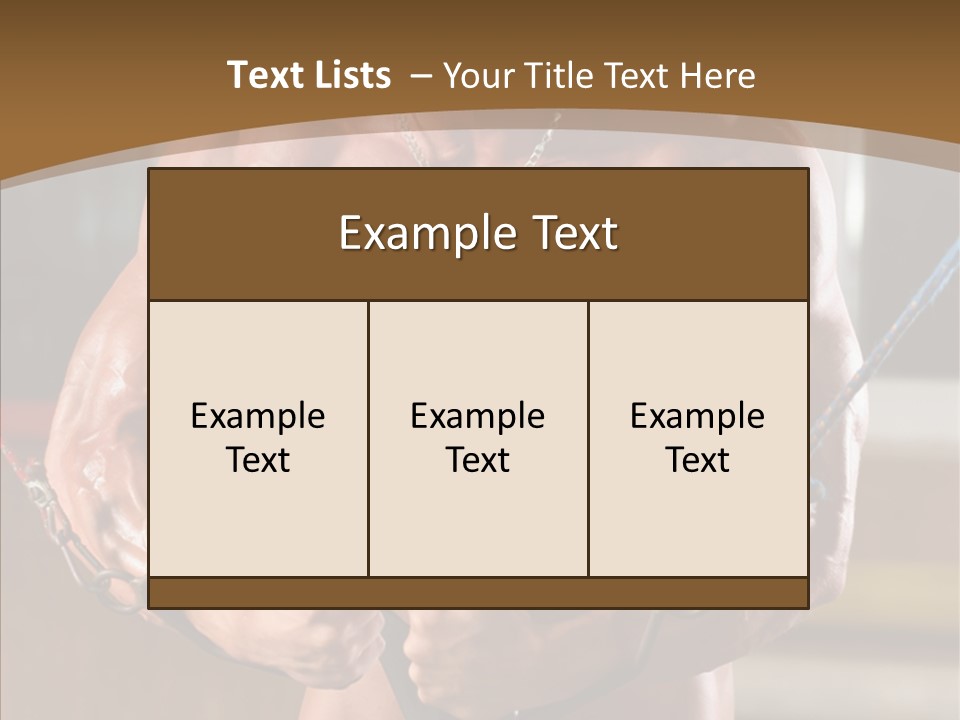 Chest Macho Fit PowerPoint Template