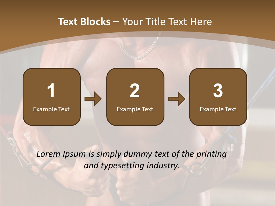 Chest Macho Fit PowerPoint Template