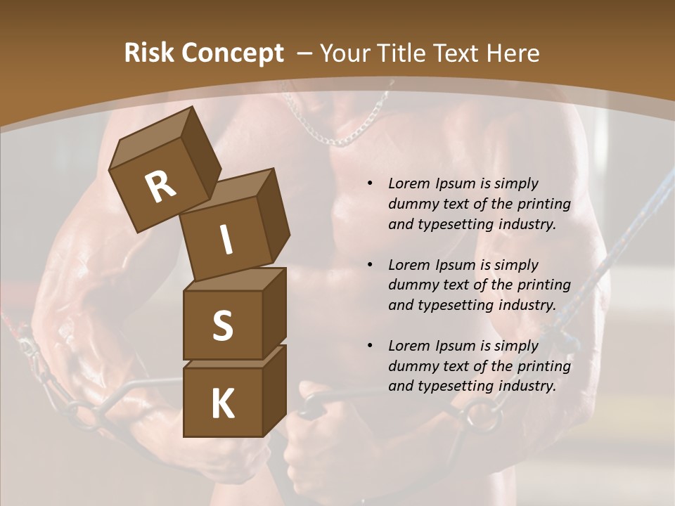 Chest Macho Fit PowerPoint Template