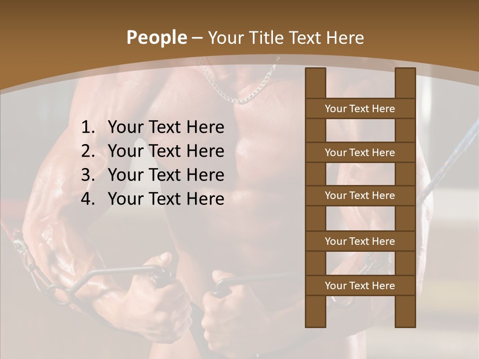 Chest Macho Fit PowerPoint Template