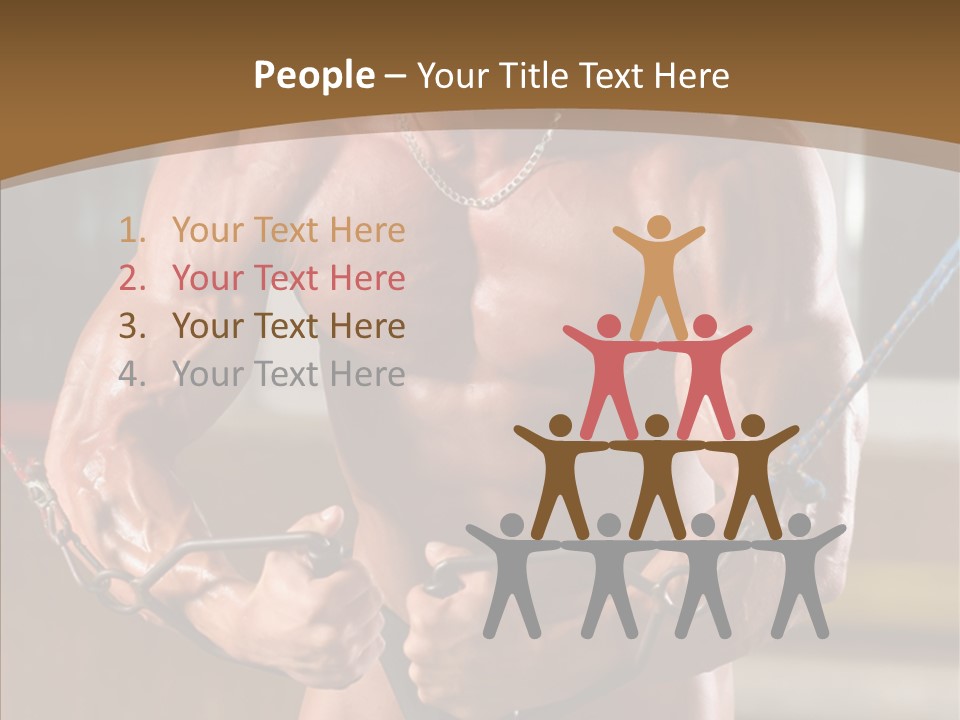 Chest Macho Fit PowerPoint Template