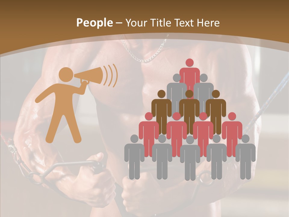 Chest Macho Fit PowerPoint Template