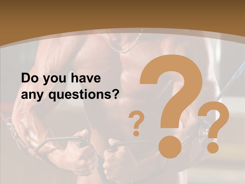 Chest Macho Fit PowerPoint Template