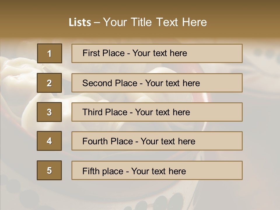 Pelmeni Tasty Food PowerPoint Template