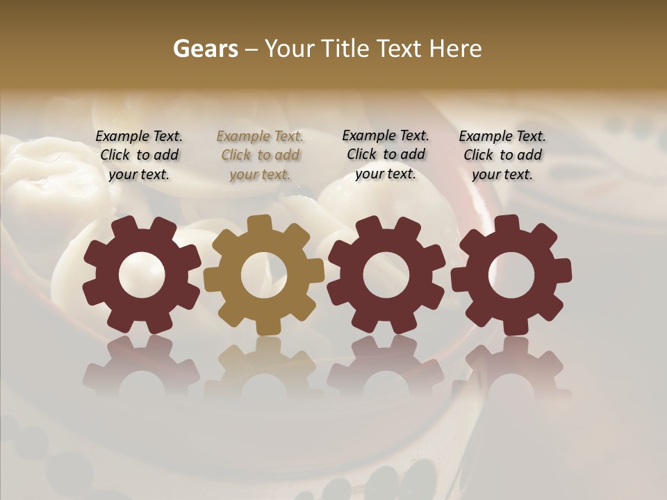 Pelmeni Tasty Food PowerPoint Template