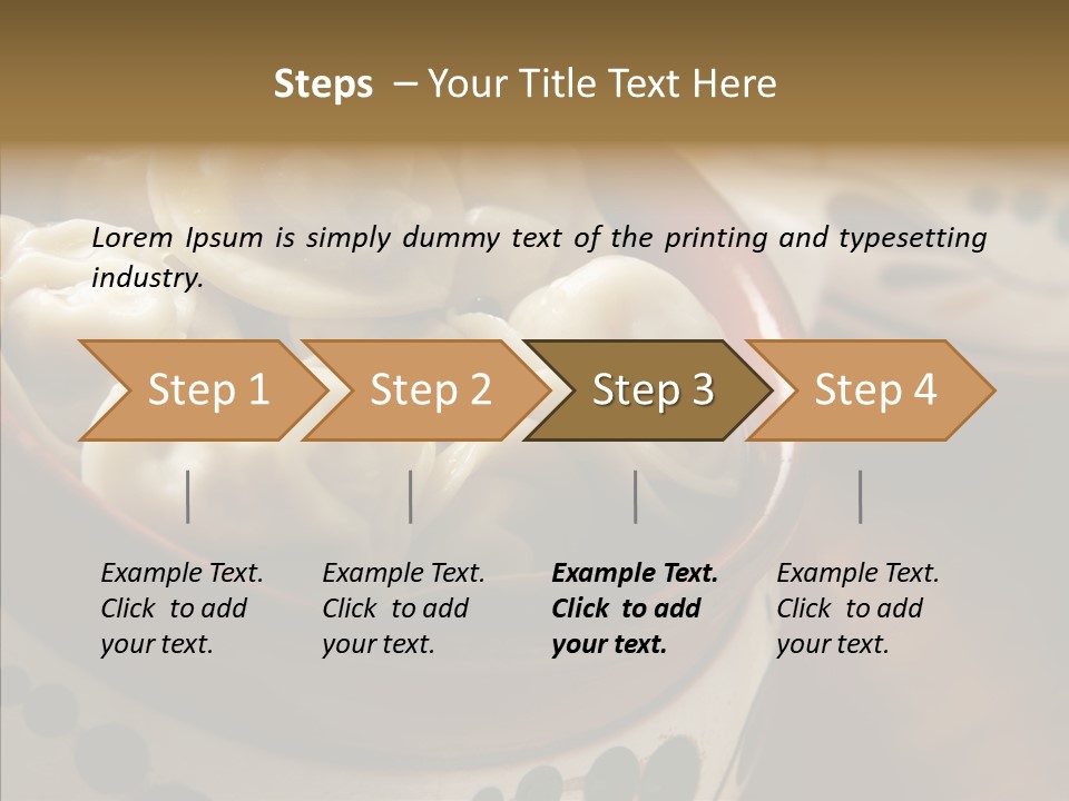 Pelmeni Tasty Food PowerPoint Template