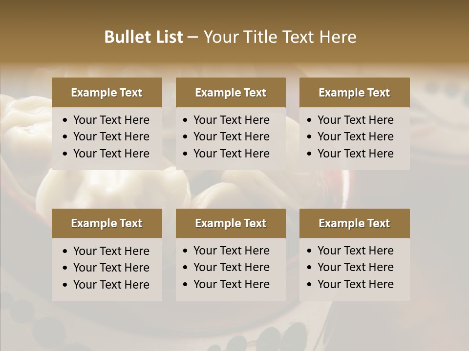 Pelmeni Tasty Food PowerPoint Template