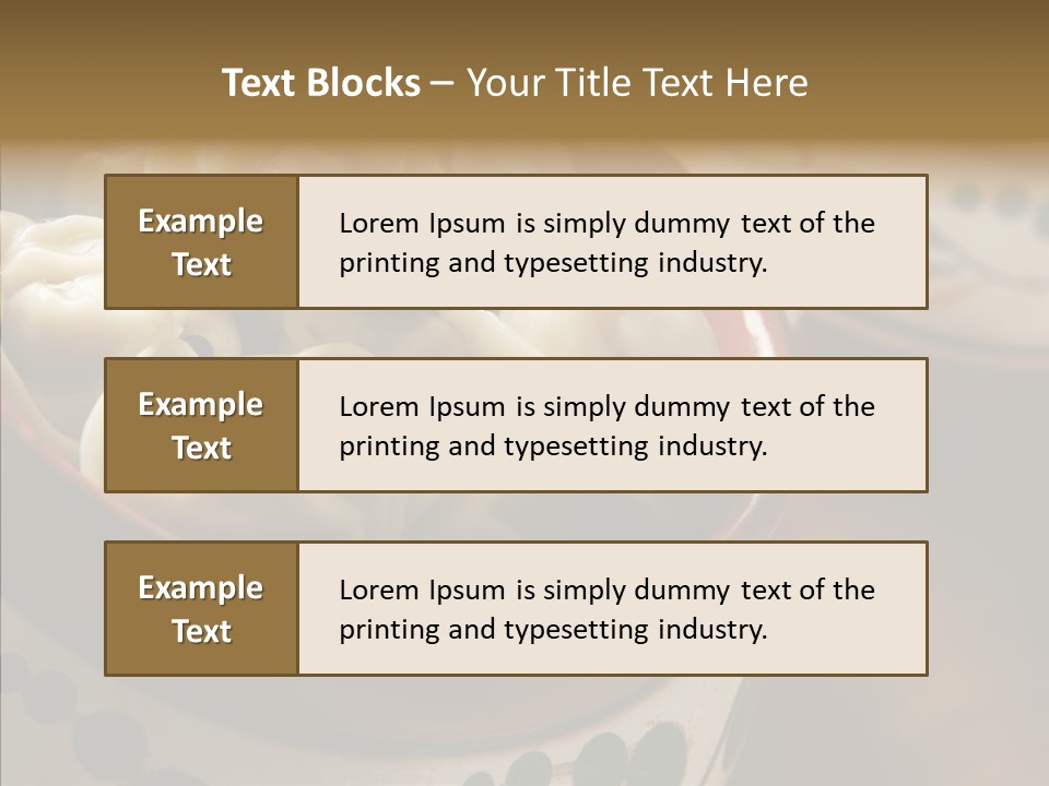 Pelmeni Tasty Food PowerPoint Template