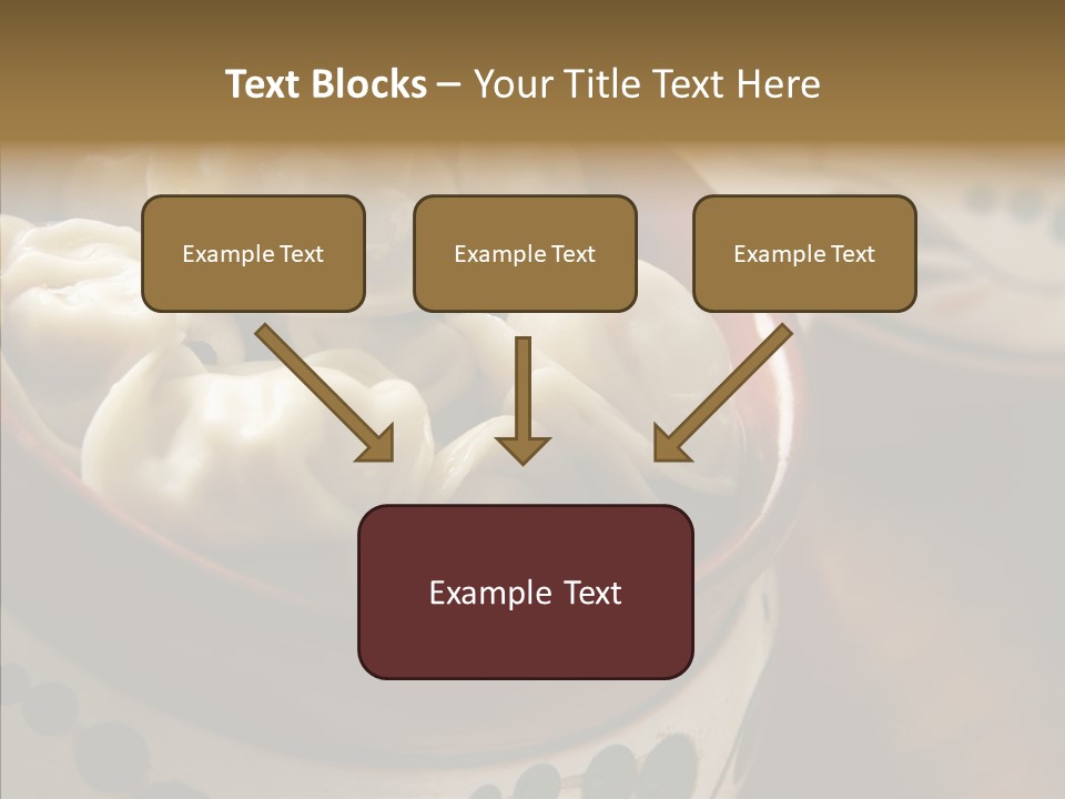 Pelmeni Tasty Food PowerPoint Template