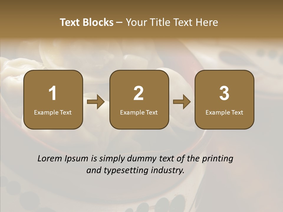 Pelmeni Tasty Food PowerPoint Template