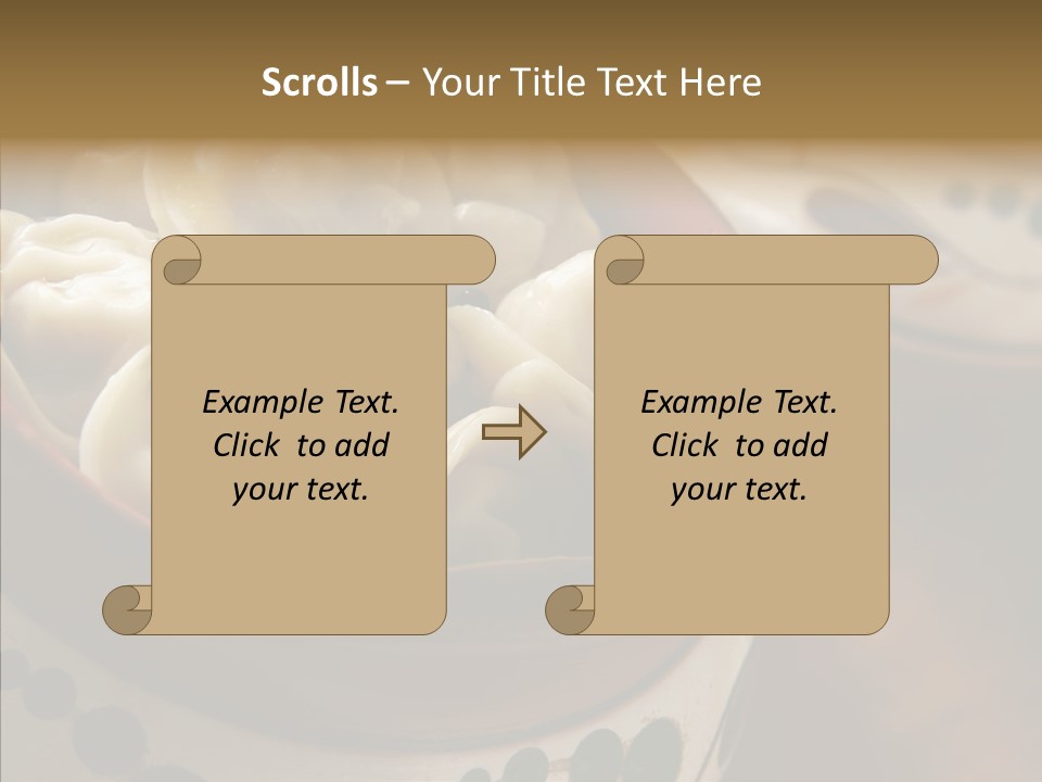 Pelmeni Tasty Food PowerPoint Template