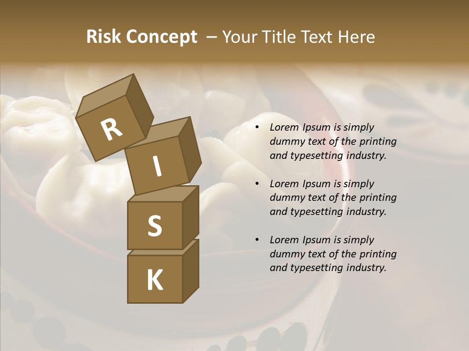 Pelmeni Tasty Food PowerPoint Template