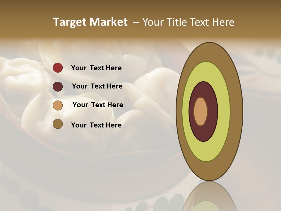 Pelmeni Tasty Food PowerPoint Template