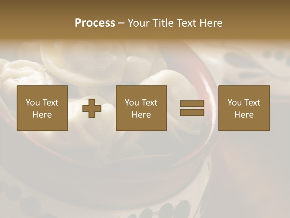 Pelmeni Tasty Food PowerPoint Template