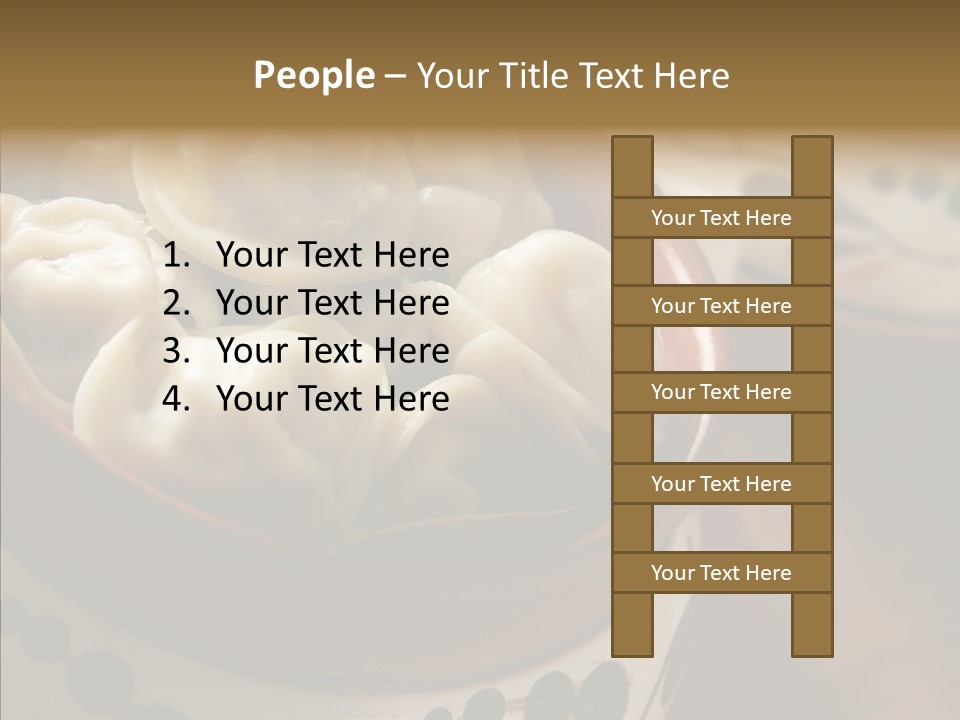Pelmeni Tasty Food PowerPoint Template