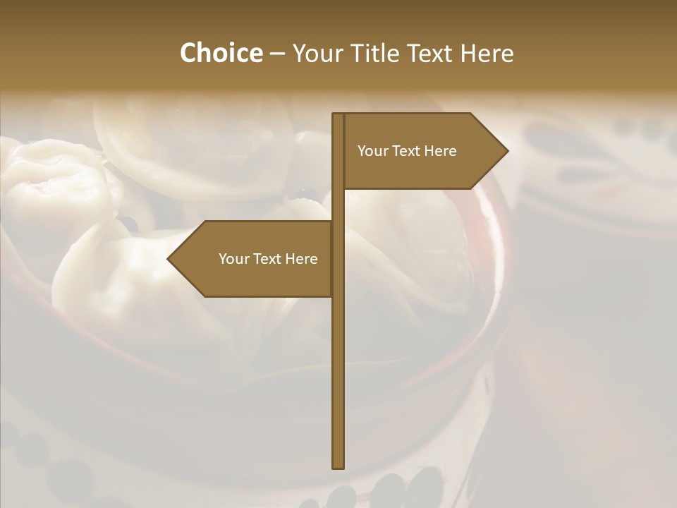 Pelmeni Tasty Food PowerPoint Template