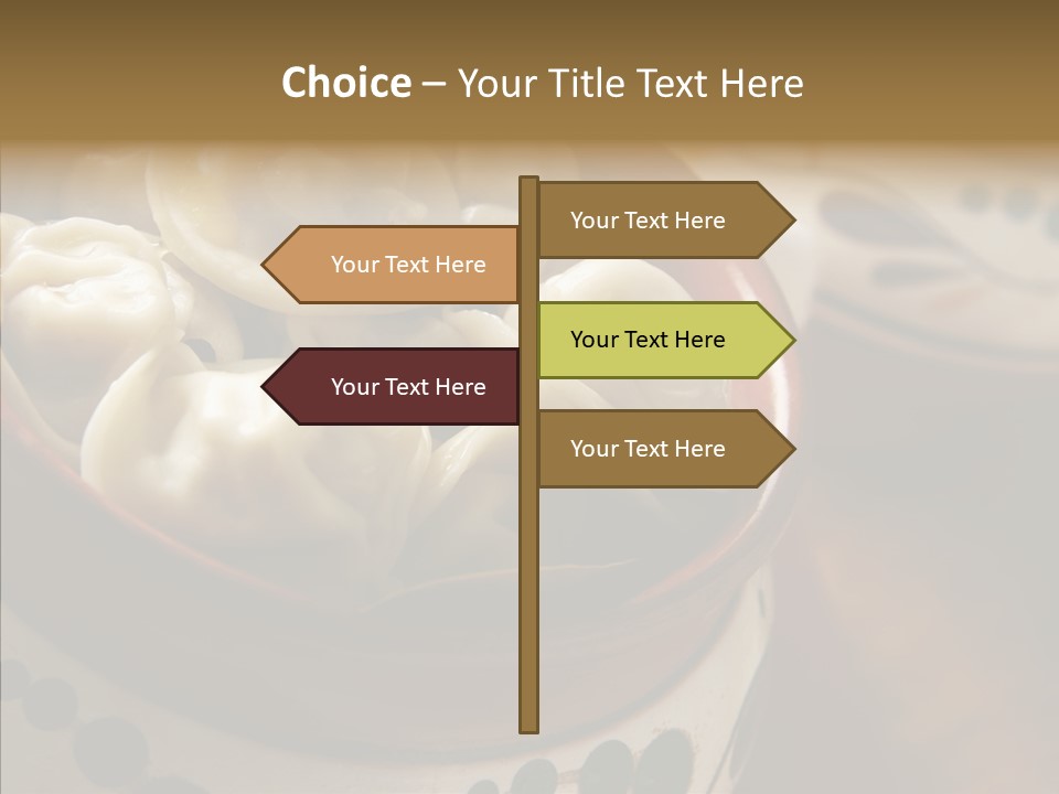 Pelmeni Tasty Food PowerPoint Template