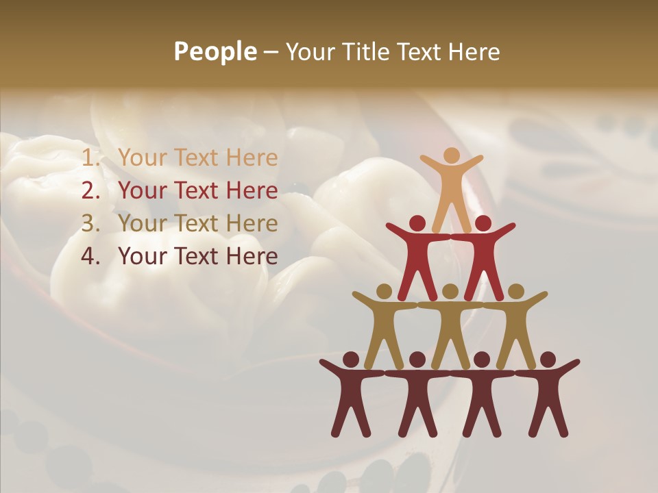 Pelmeni Tasty Food PowerPoint Template
