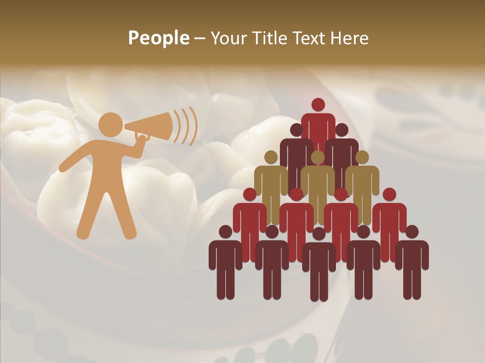 Pelmeni Tasty Food PowerPoint Template