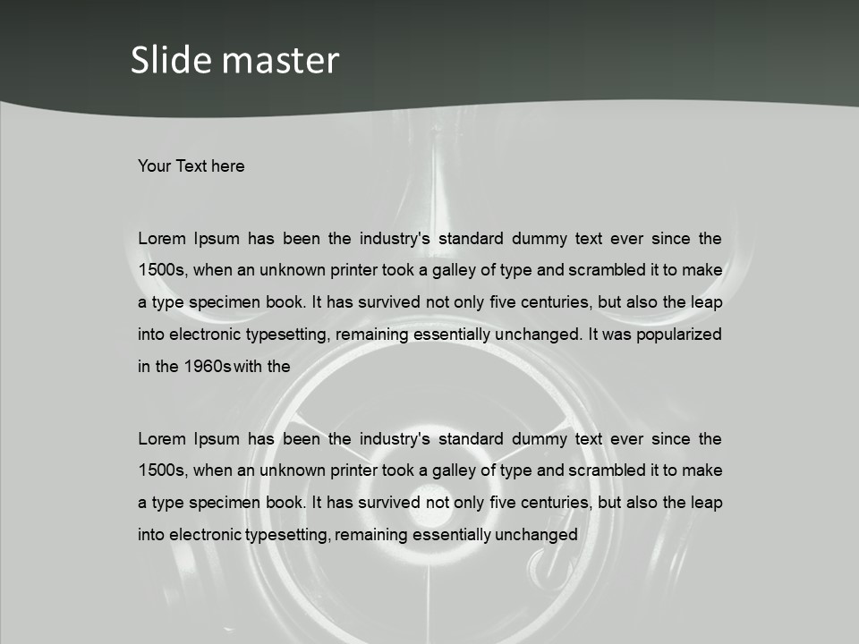 Toxic Pollution Inhaling PowerPoint Template