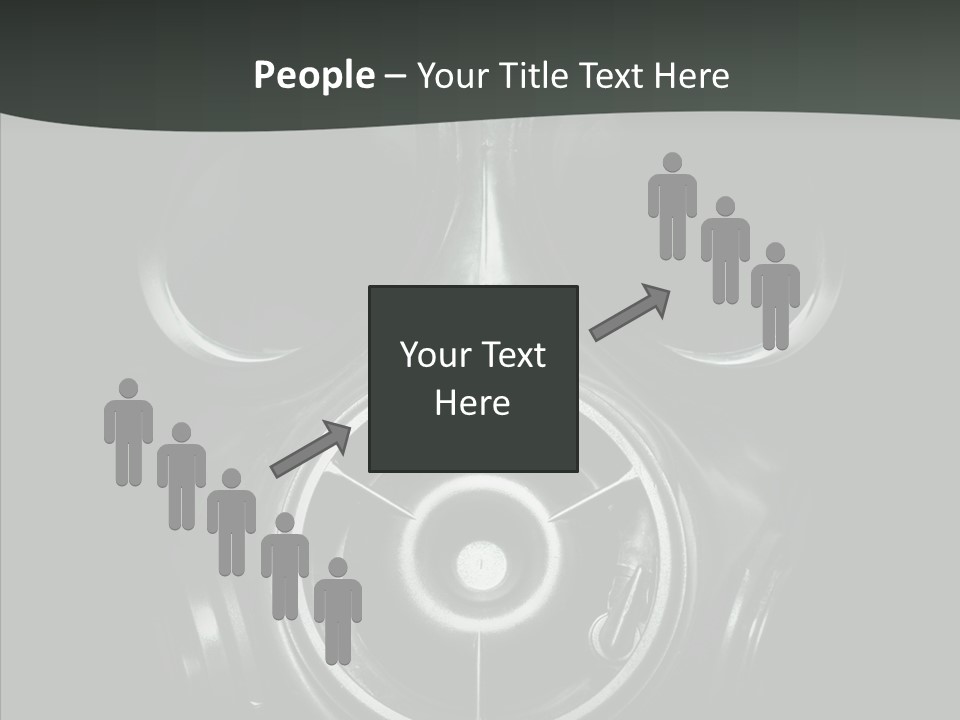 Toxic Pollution Inhaling PowerPoint Template