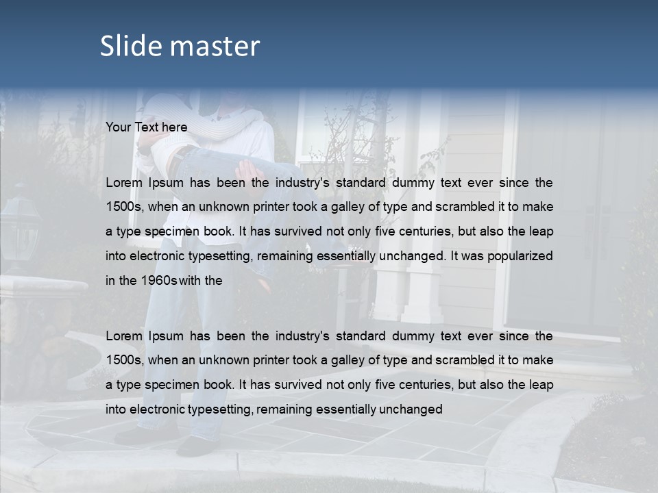 Woman Real Realtor PowerPoint Template