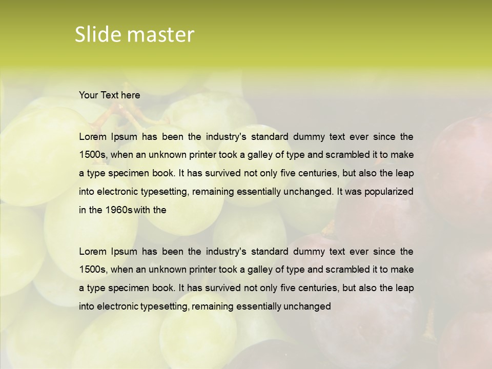 Alco Stalk Diet PowerPoint Template