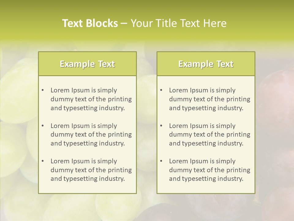 Alco Stalk Diet PowerPoint Template