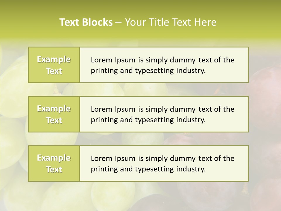 Alco Stalk Diet PowerPoint Template