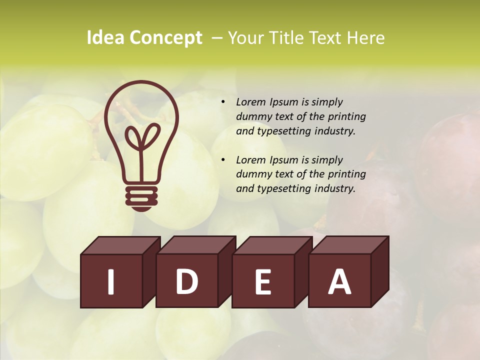 Alco Stalk Diet PowerPoint Template