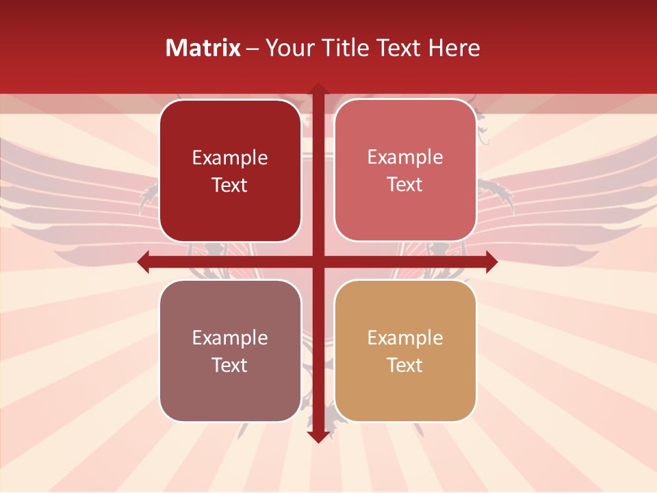 Wind Vectors Royal PowerPoint Template