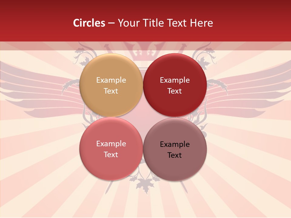 Wind Vectors Royal PowerPoint Template