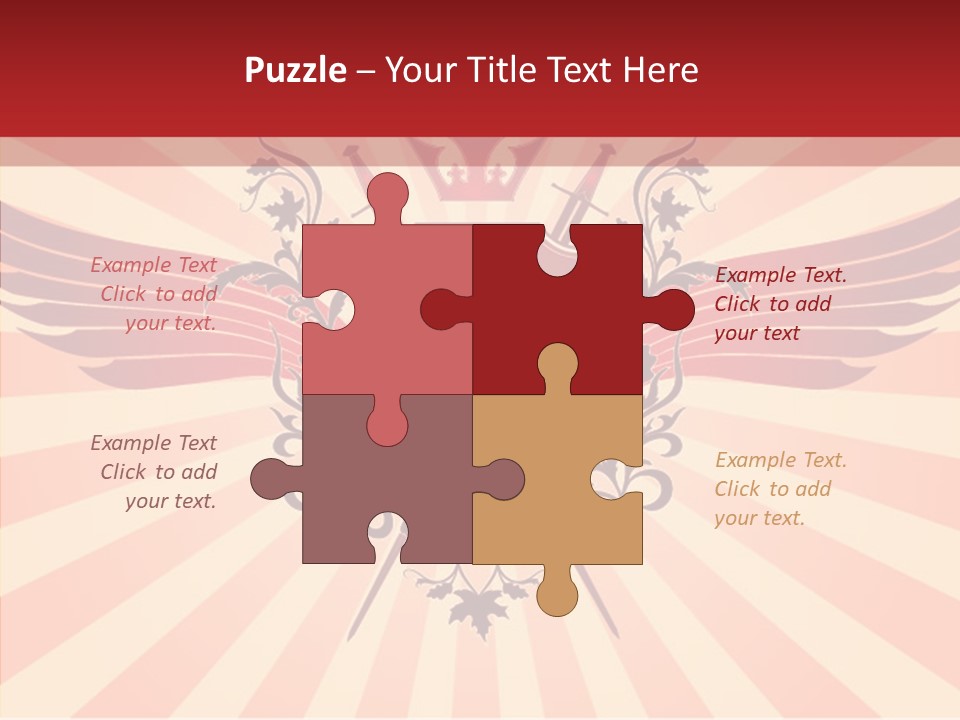 Wind Vectors Royal PowerPoint Template