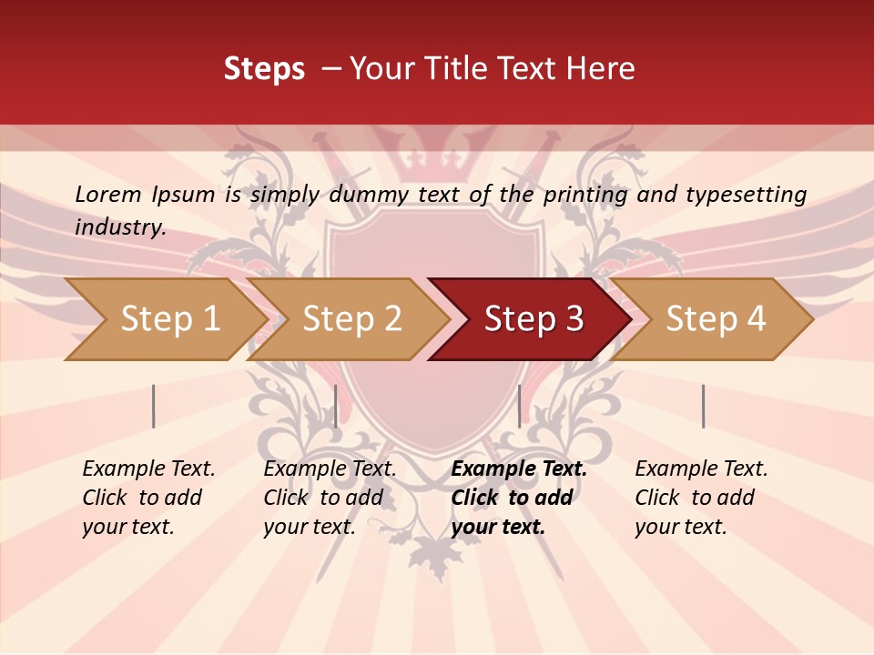 Wind Vectors Royal PowerPoint Template