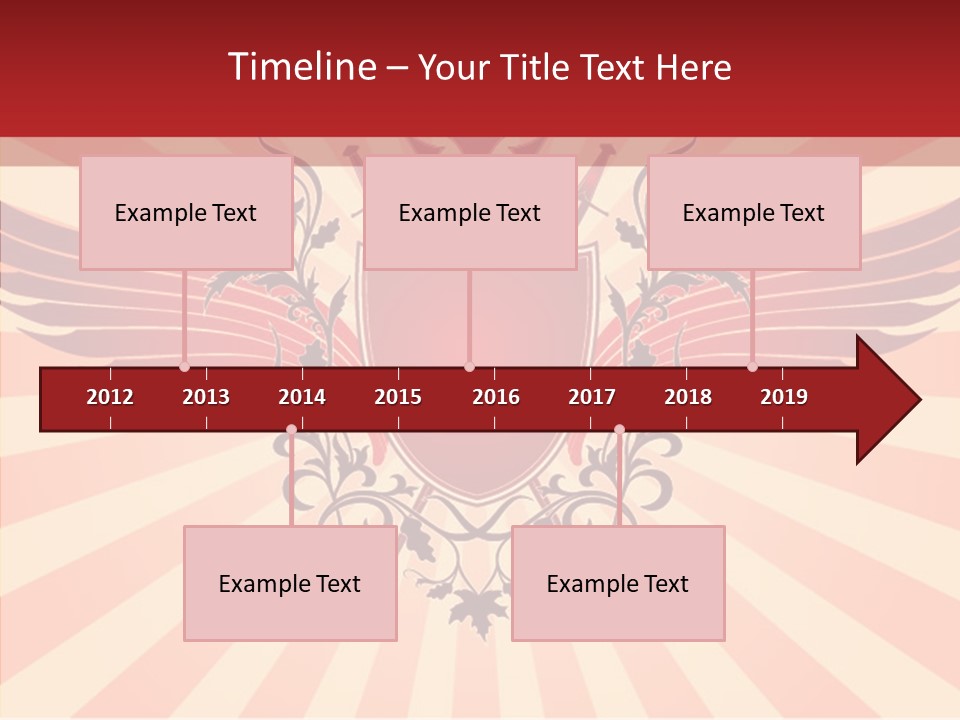 Wind Vectors Royal PowerPoint Template