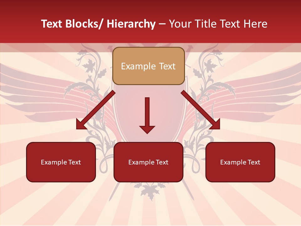Wind Vectors Royal PowerPoint Template