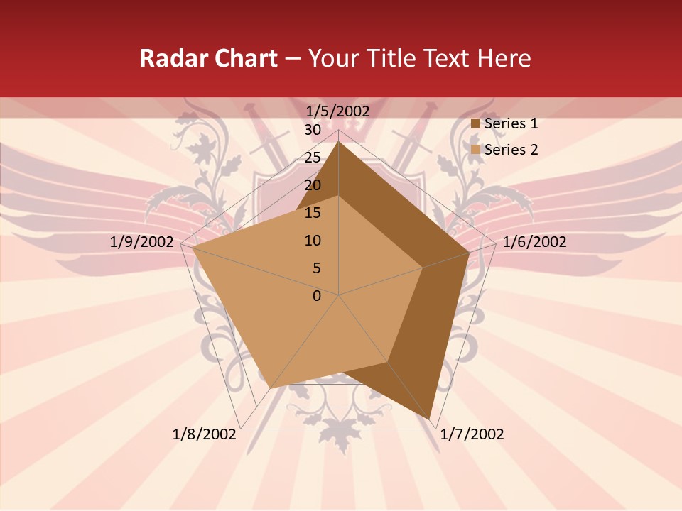 Wind Vectors Royal PowerPoint Template