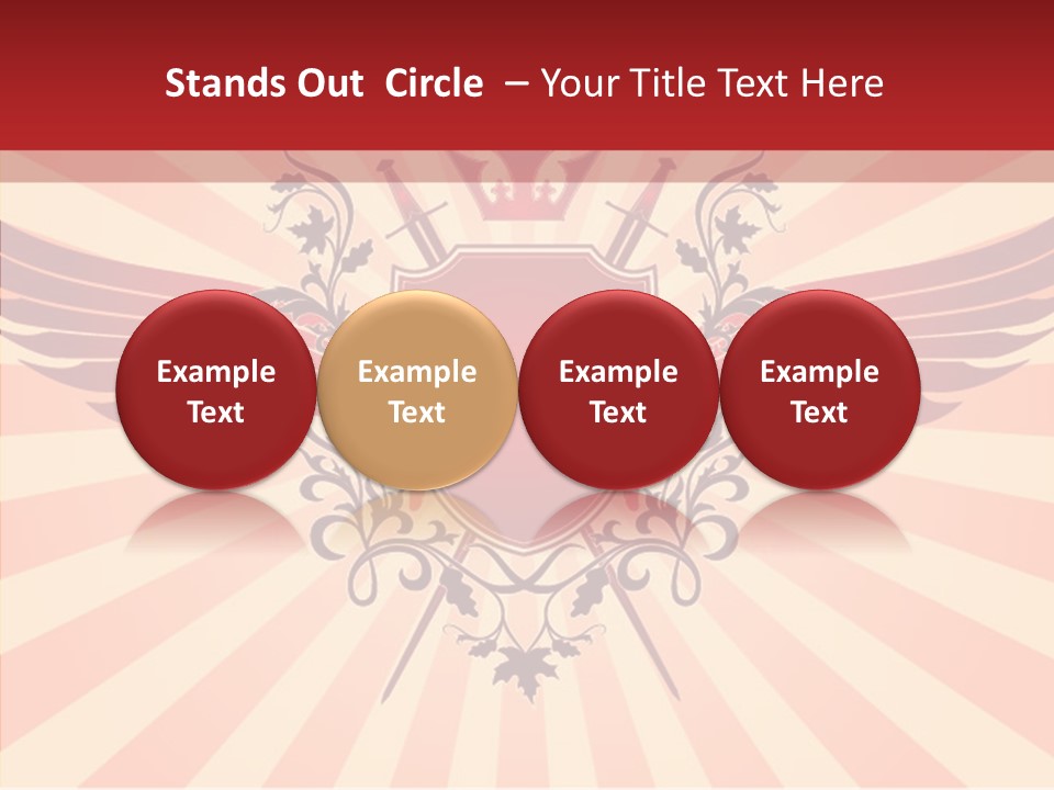 Wind Vectors Royal PowerPoint Template