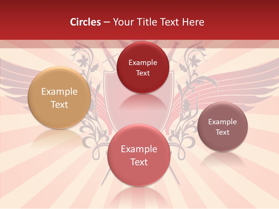 Wind Vectors Royal PowerPoint Template