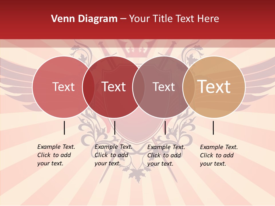 Wind Vectors Royal PowerPoint Template